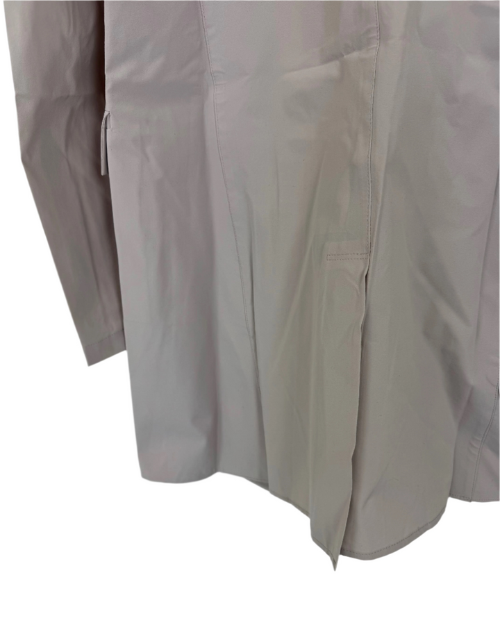 Light Mauve Button Down Raincoat - Size 0 - 6
