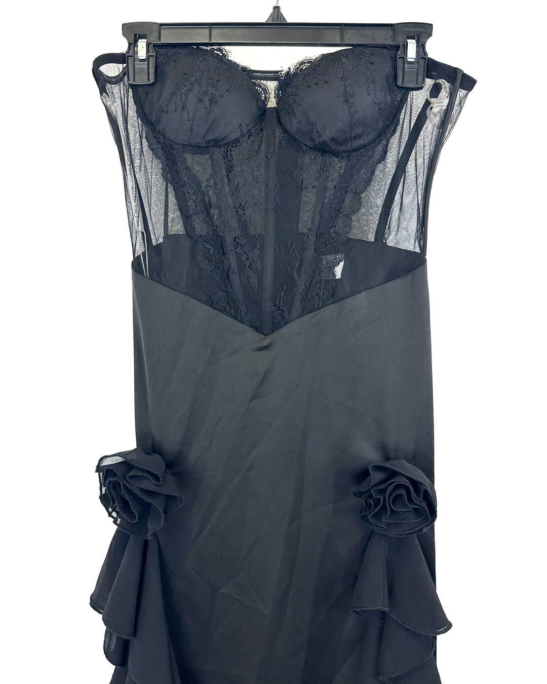 Miss Circle Black Corset Dress - Small