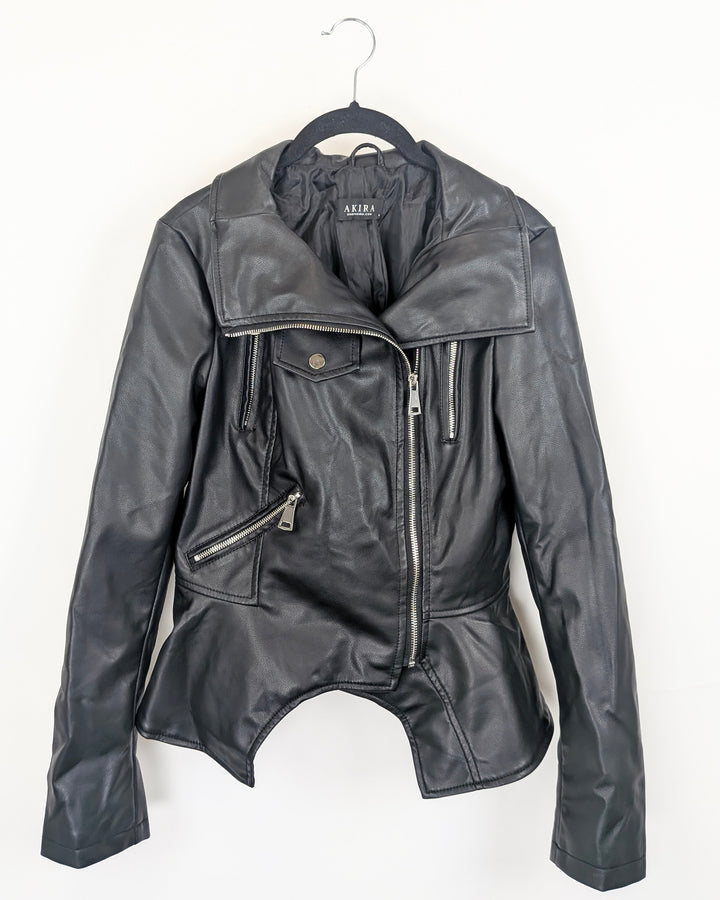 Akira Faux Leather Jacket - Medium