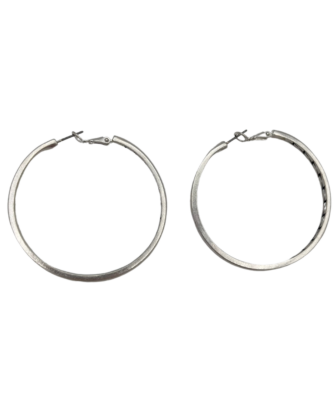 Silver Hoops