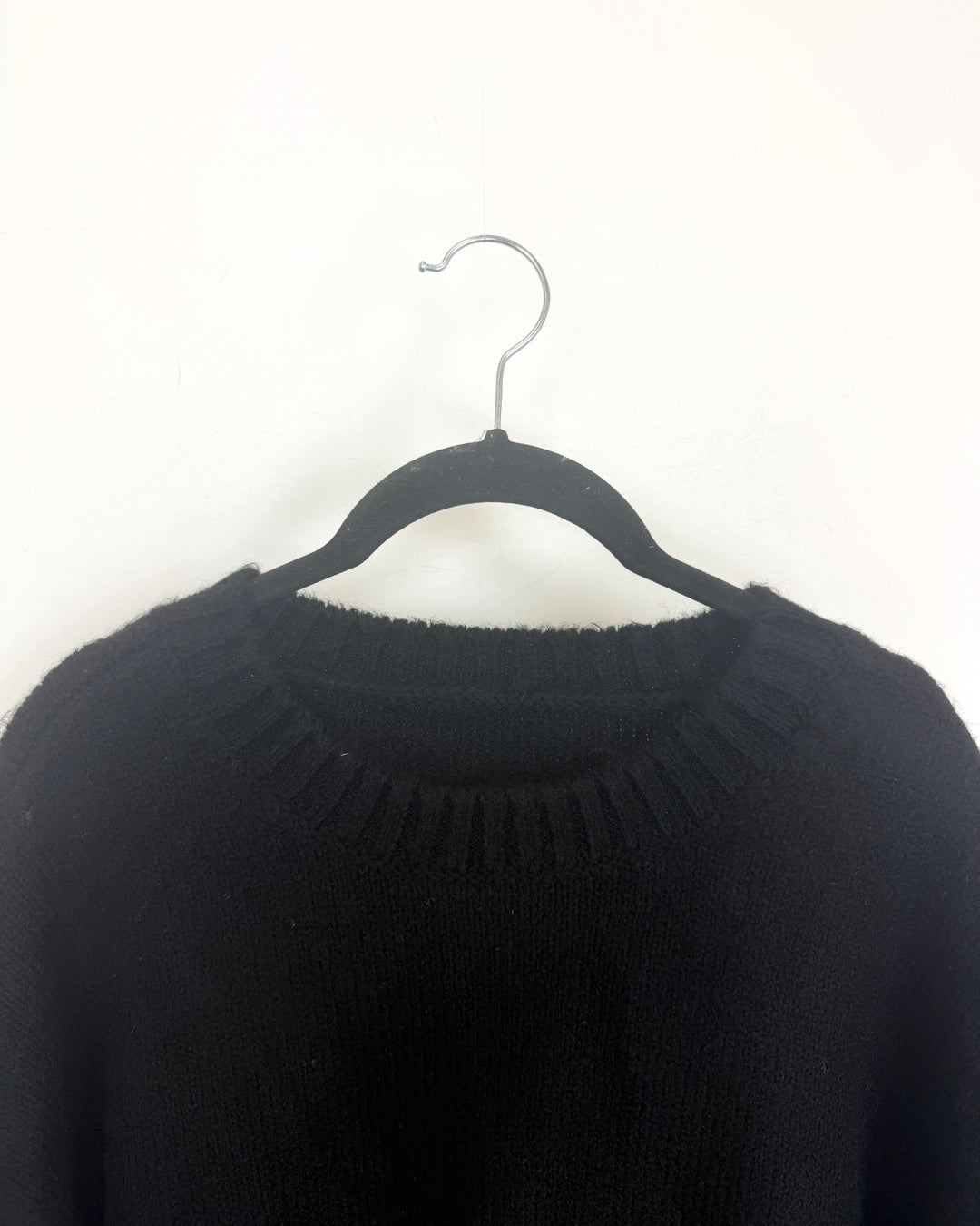 Black Stretchy Sweater - Size 8/10
