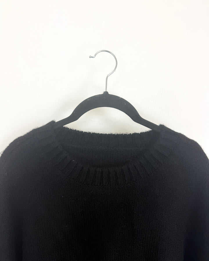 Black Stretchy Sweater - Size 8/10