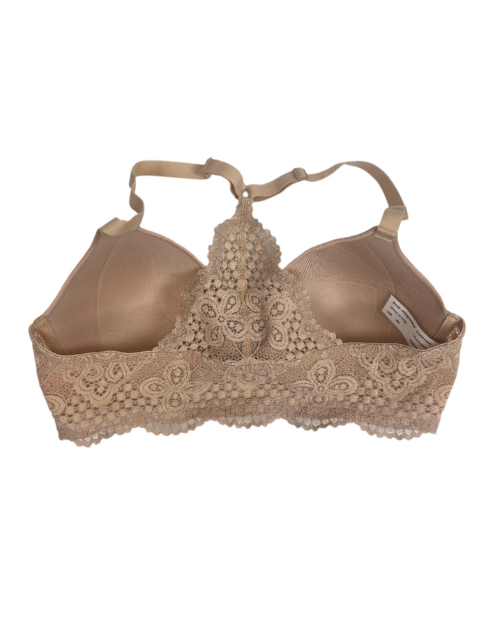 Nude Pink Lace Racerback Bra- 34B