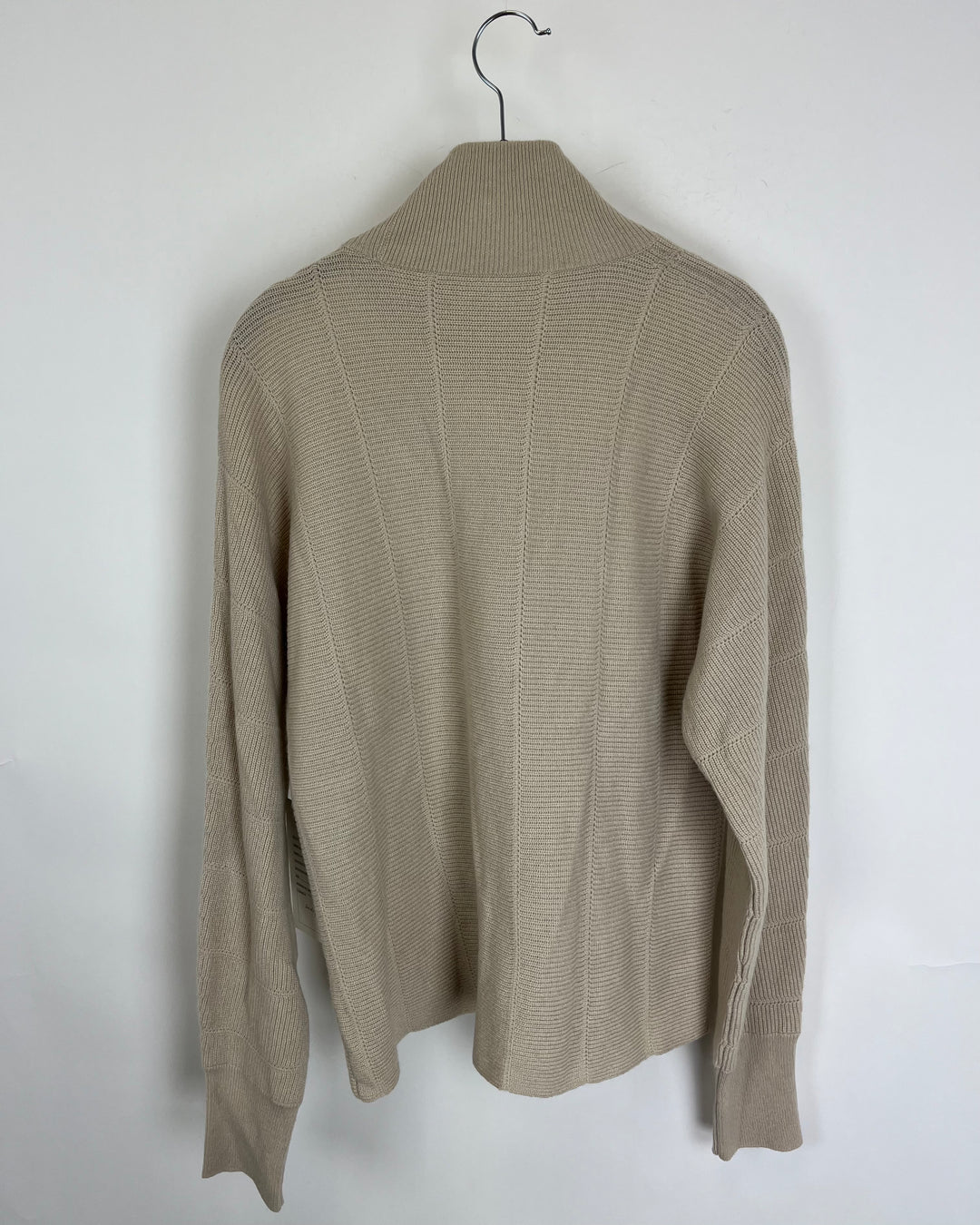 Beige Mock-neck Sweater - Size 6/8