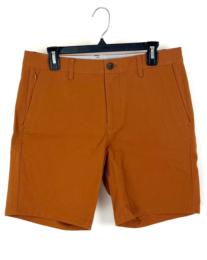 Mens Rust Shorts - 32 Waist - 5" and 7" Inseams
