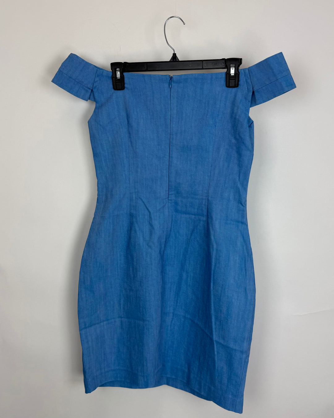 Bright Blue Off The Shoulder Dress - Size 6