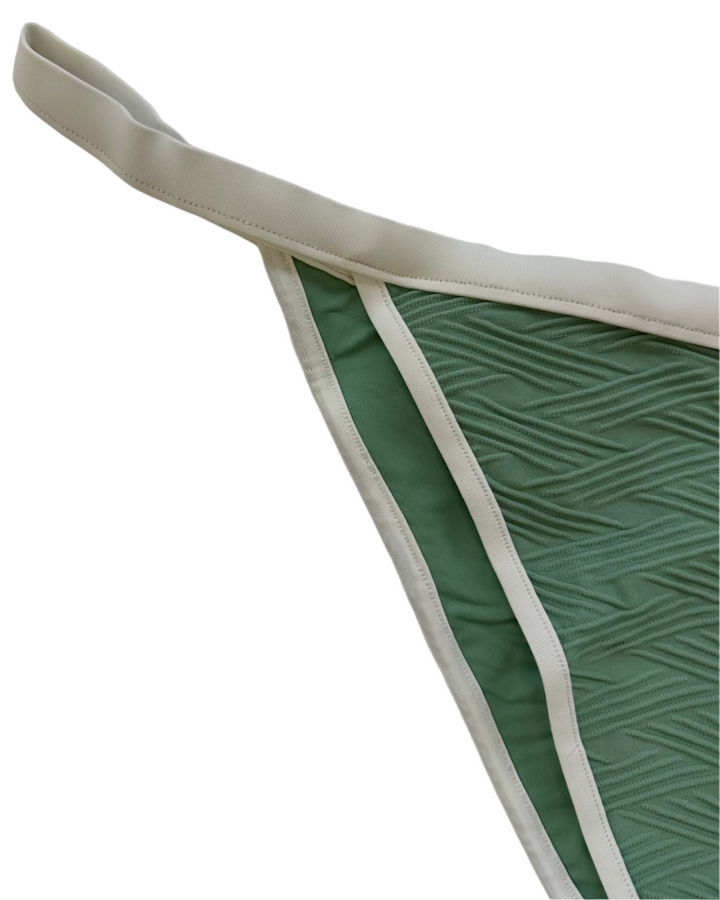 Olive Green Cheeky High Waisted Swim Bottom - Extra Extra Large