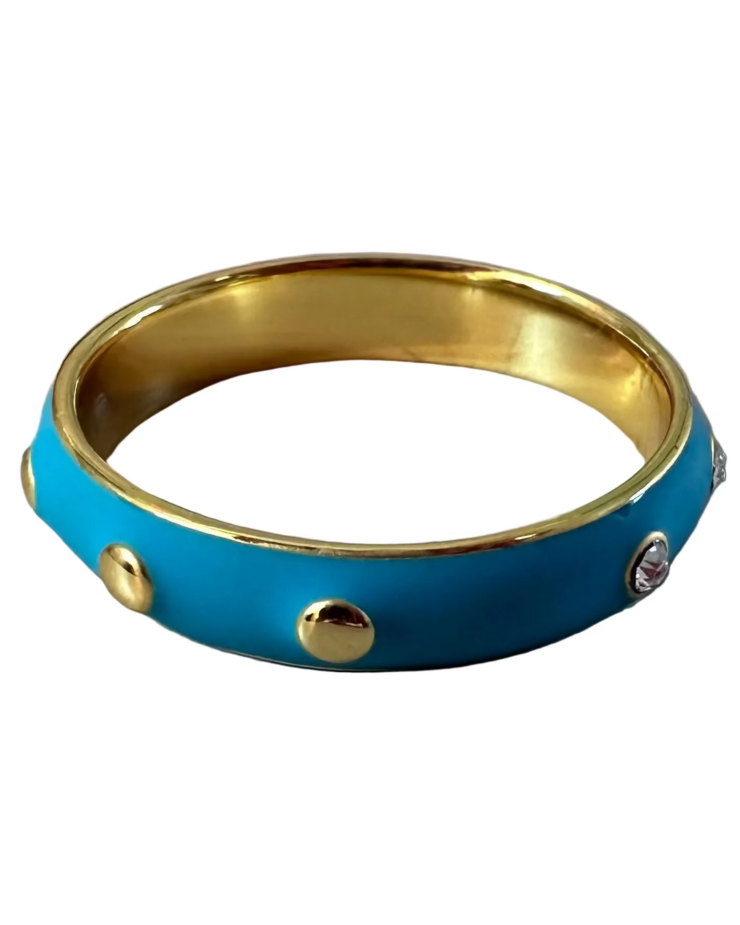 Blue and Gold Ring - Size 7