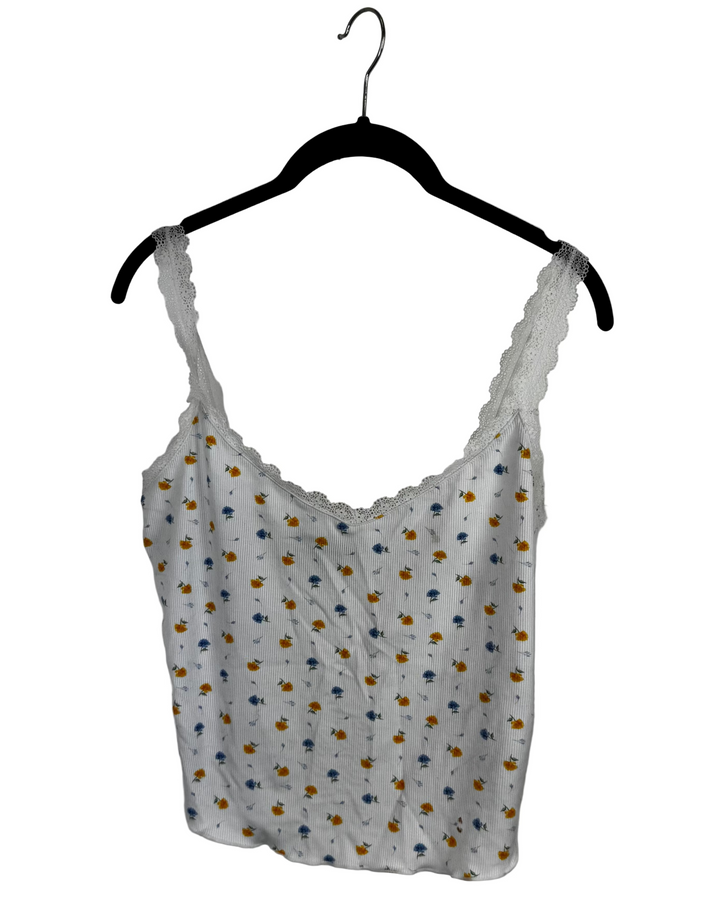 White Fox Tank Top - Small