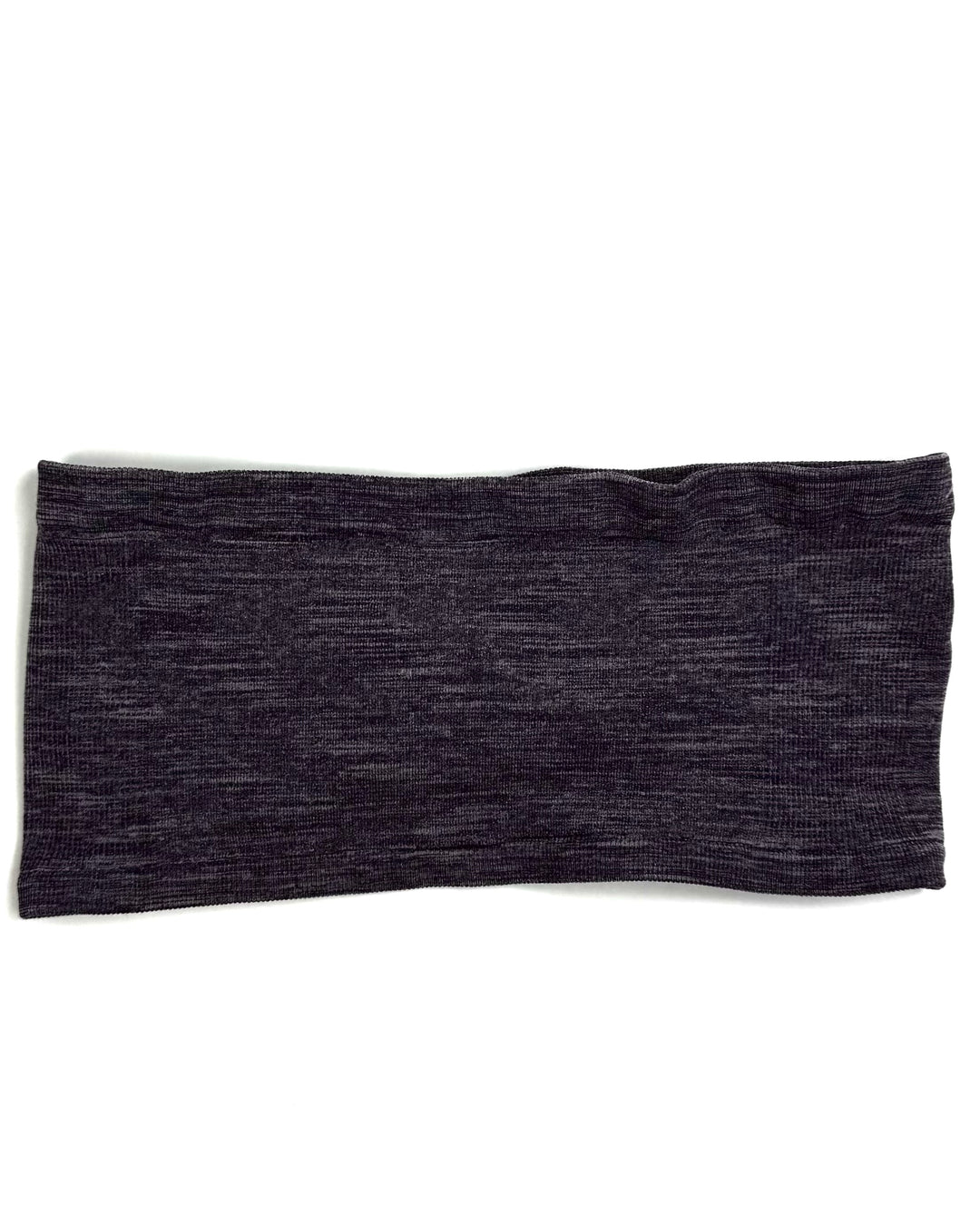 Purple Heathered Bandeau Bra - Small