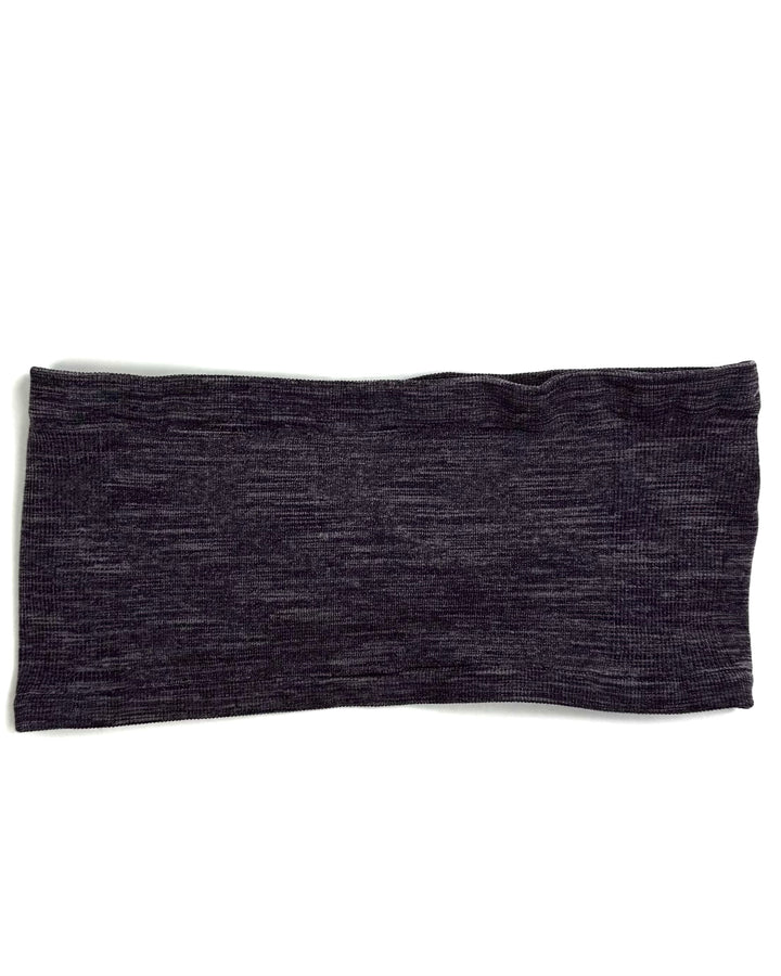 Purple Heathered Bandeau Bra - Small