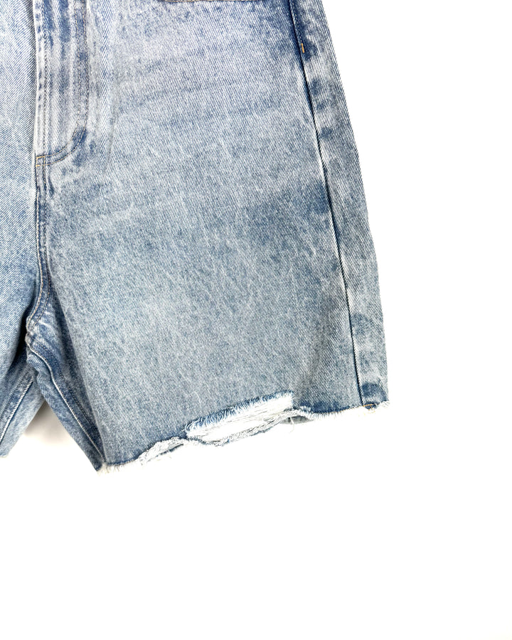 Boyfriend Denim Shorts - Size 26 Waist