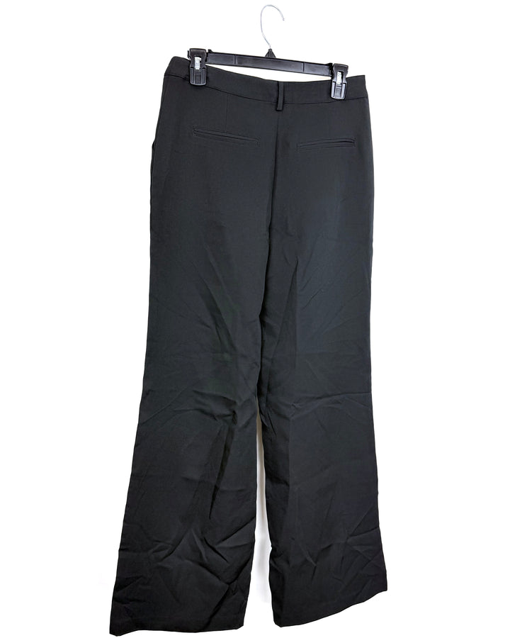 Kohl Black Wide-Leg Trousers - Size 4