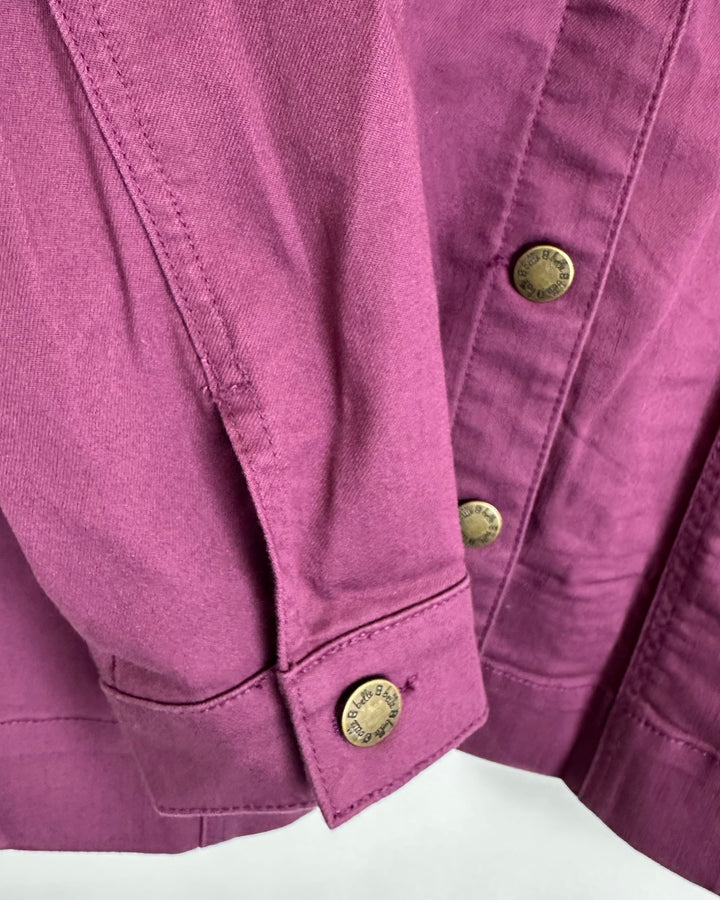 Purple Denim Jacket - Size 10/12