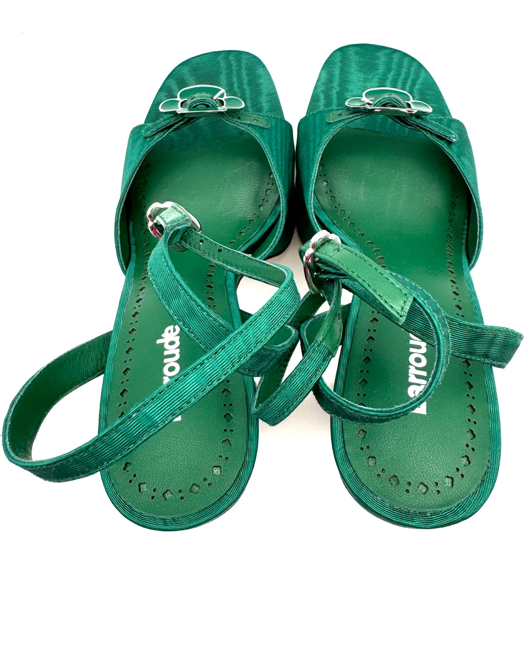 Emerald Green Platforms - Size 6
