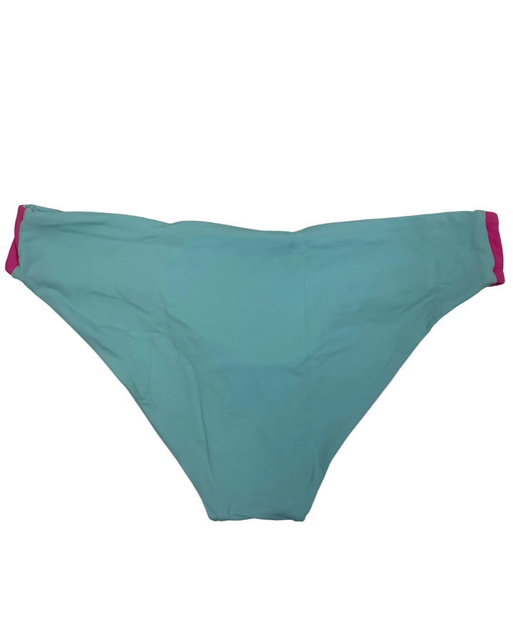 Pastel Blue Colorblock Reversible Bikini Bottom - XS, M, L, XL