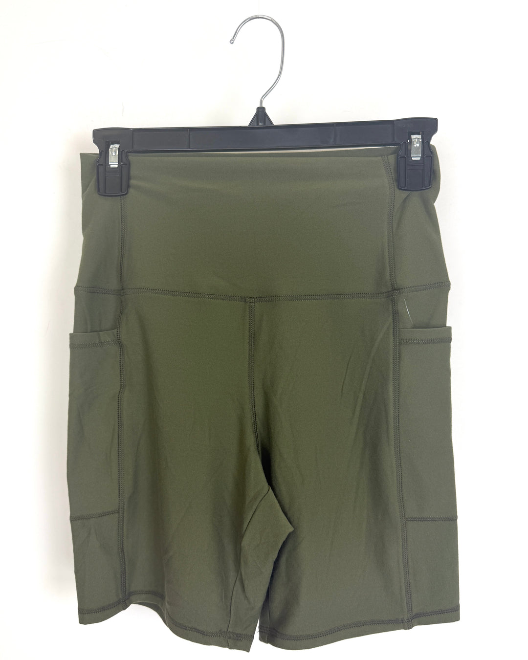 Olive Green Biker Shorts- Size 4/6