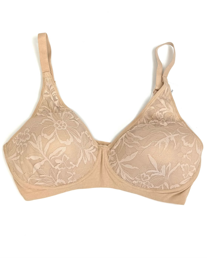Sand Nude Lace Bra - Small