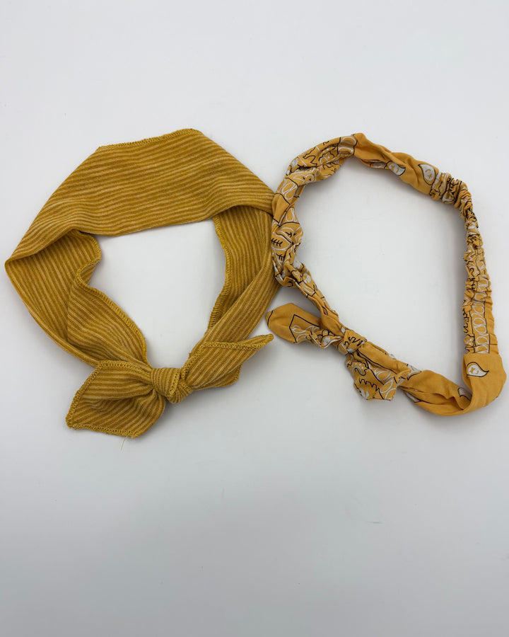 Printed Yellow Headbands