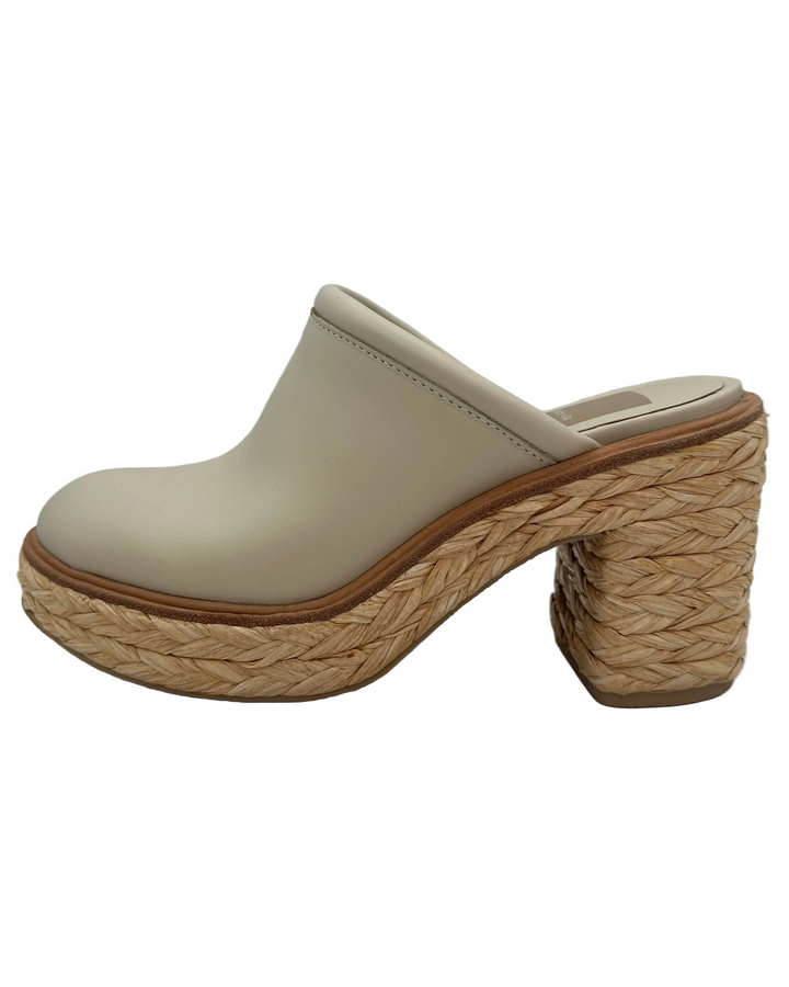 Ivory Clogs - Size 6.5