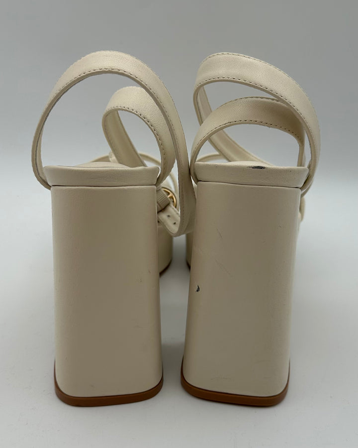 Ivory Ultra Platform Sandals - Size 7.5 and 9