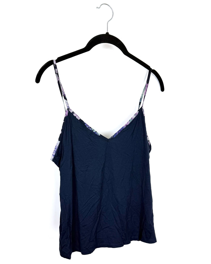 Dark Purple Blue Tank Top - Size 0/2