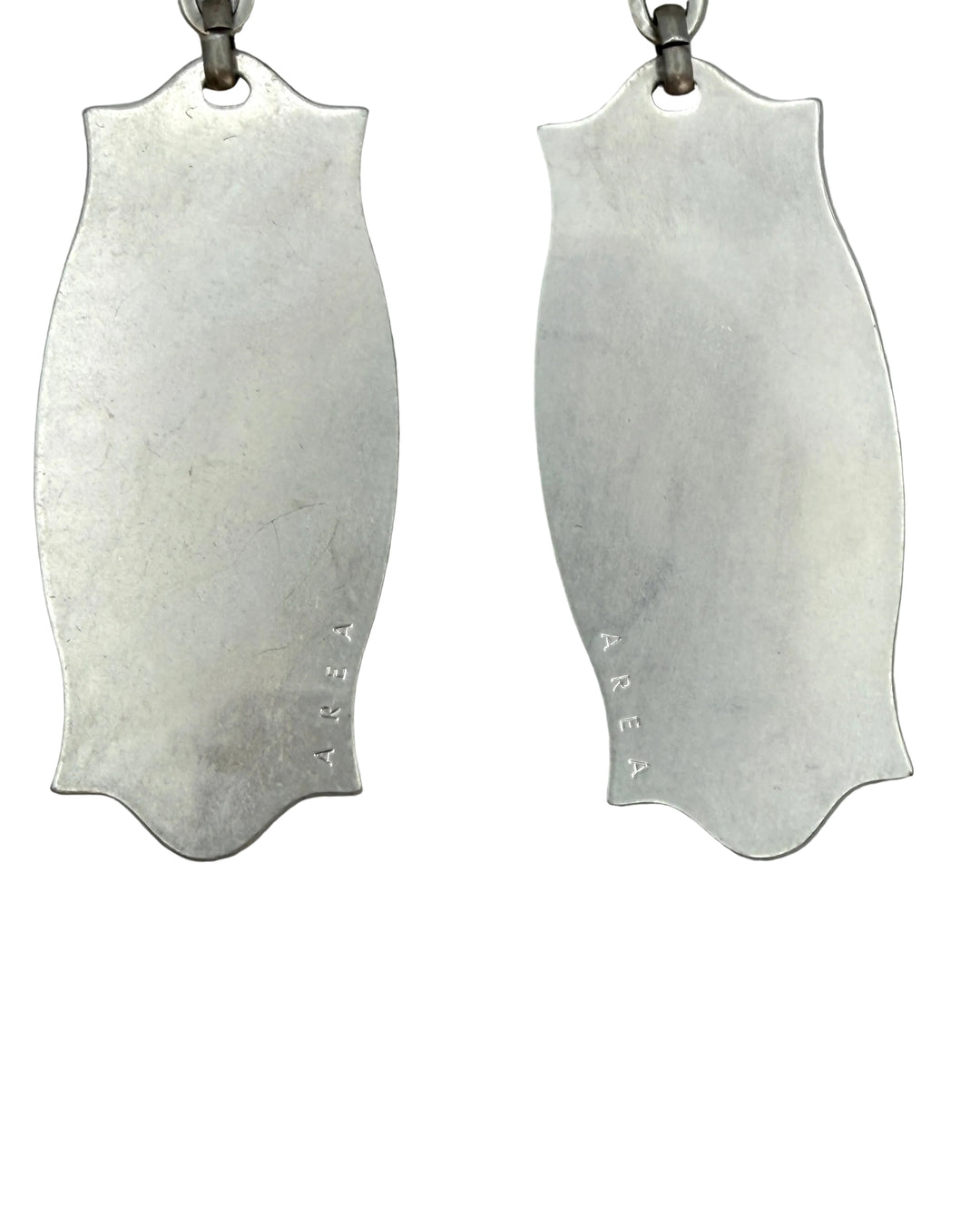 Oversized Silver Drop Earrings