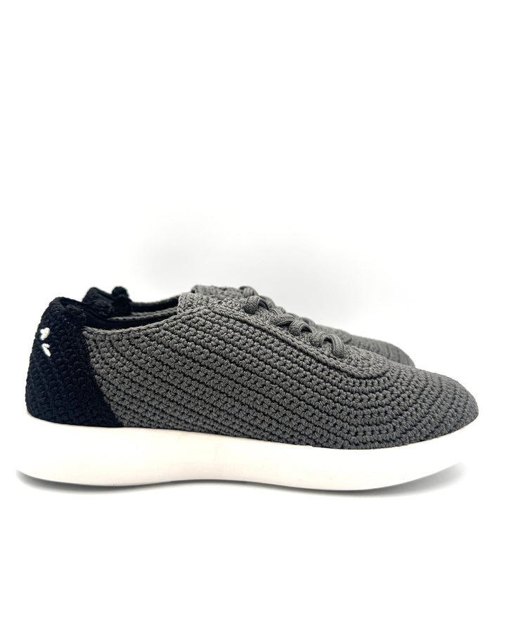 Grey Crochet Sneaker - Size 6