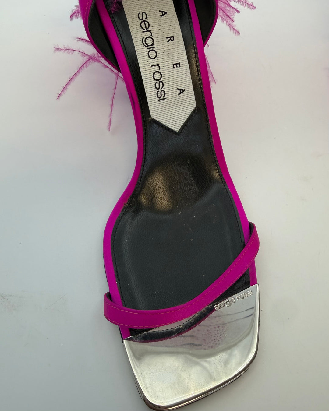 Hot Pink Feather Heels - Size 38 and 40