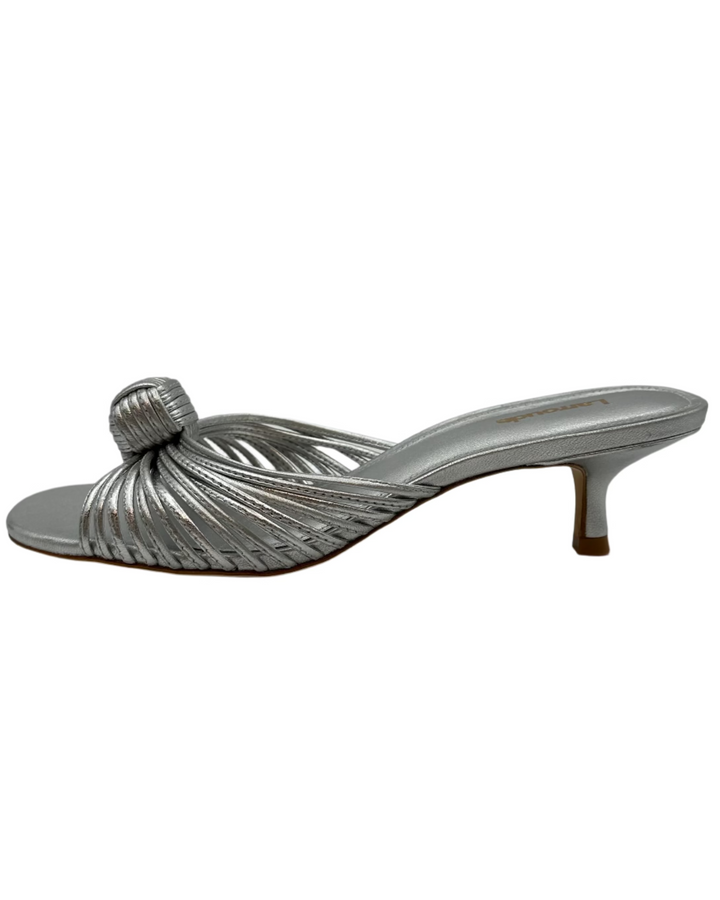 Silver Metallic Mule - Size 7