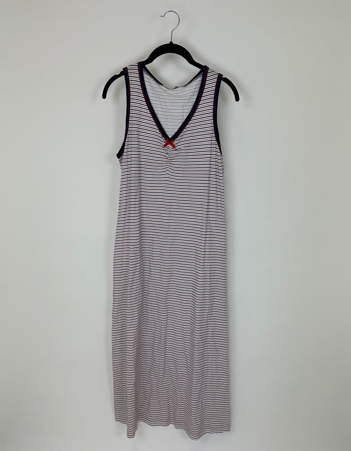 Nautical Stripe Lounge Dress - Size 4/6