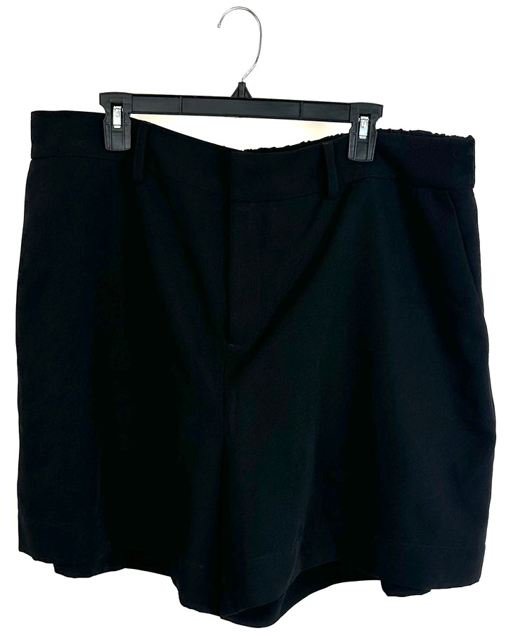 Black Trouser Shorts - Size 2X
