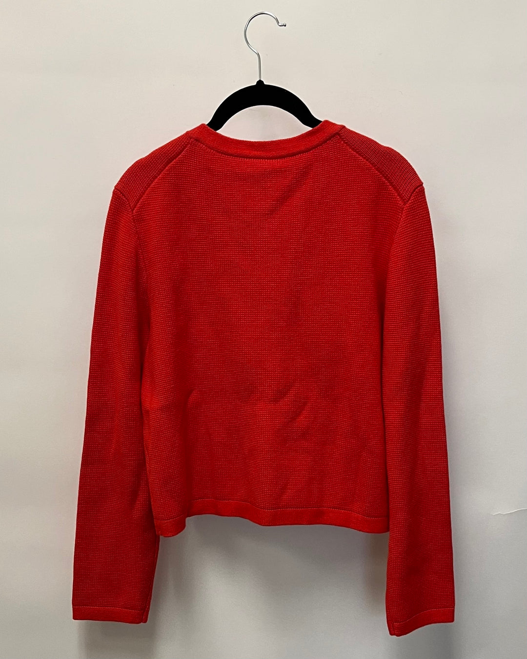 Red Cardigan With Gold Buttons - Size 4/6