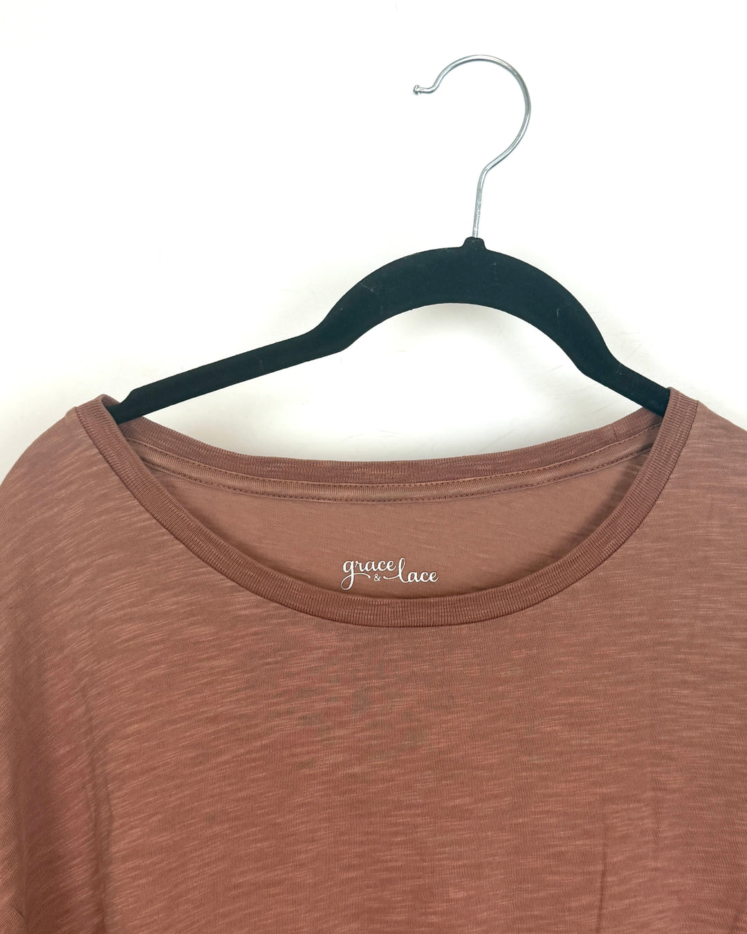 Deep Peach Short Sleeve T-Shirt - Size 4/6