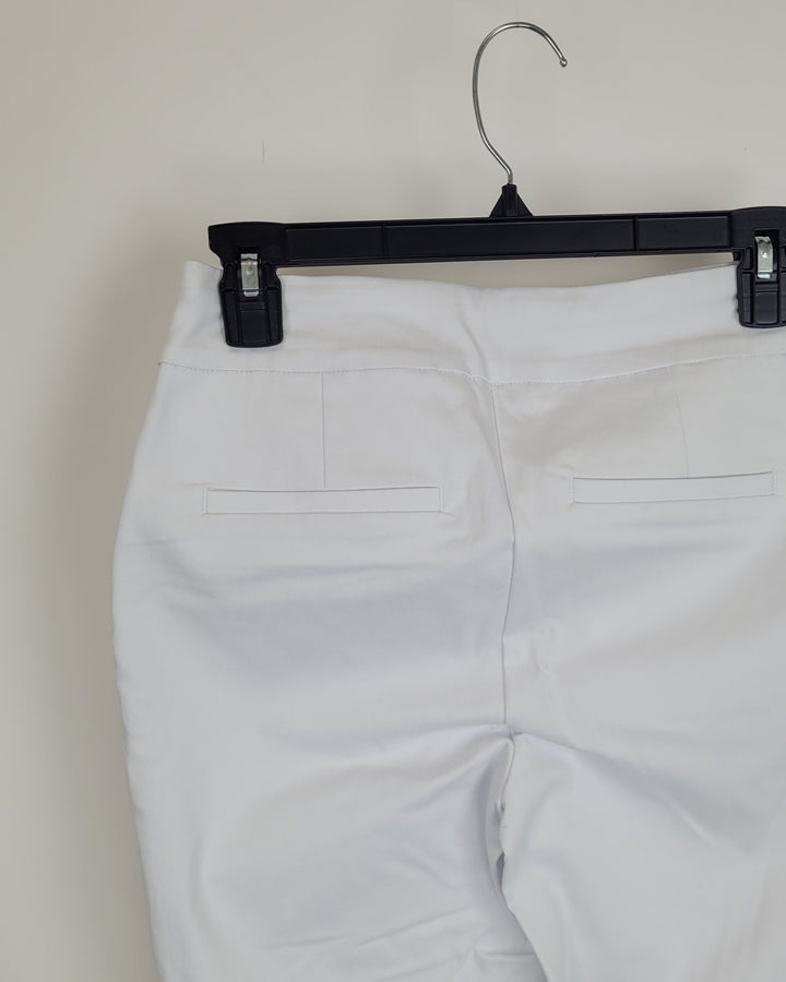 White Cropped Pants - Size 00/0 and Size 0/2
