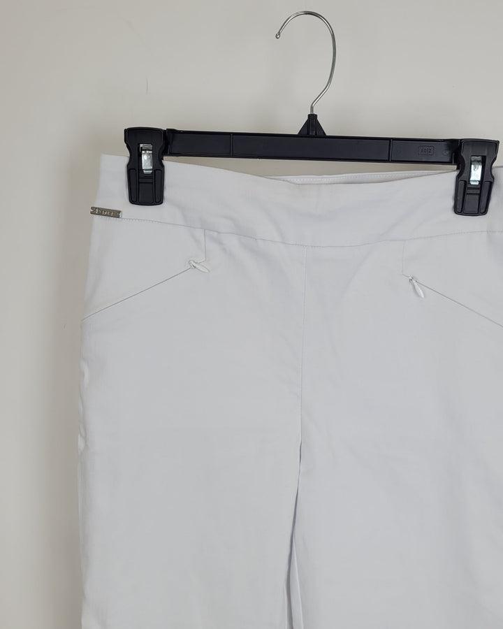 White Cropped Pants - Size 00/0 and Size 0/2