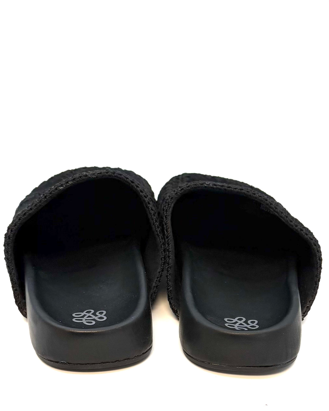 Black Embroidered Clog - Size 8, 9, and 10