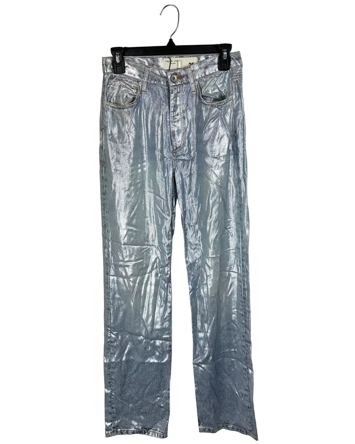 Rag & Bone Metallic Denim Style Pants - Size 25
