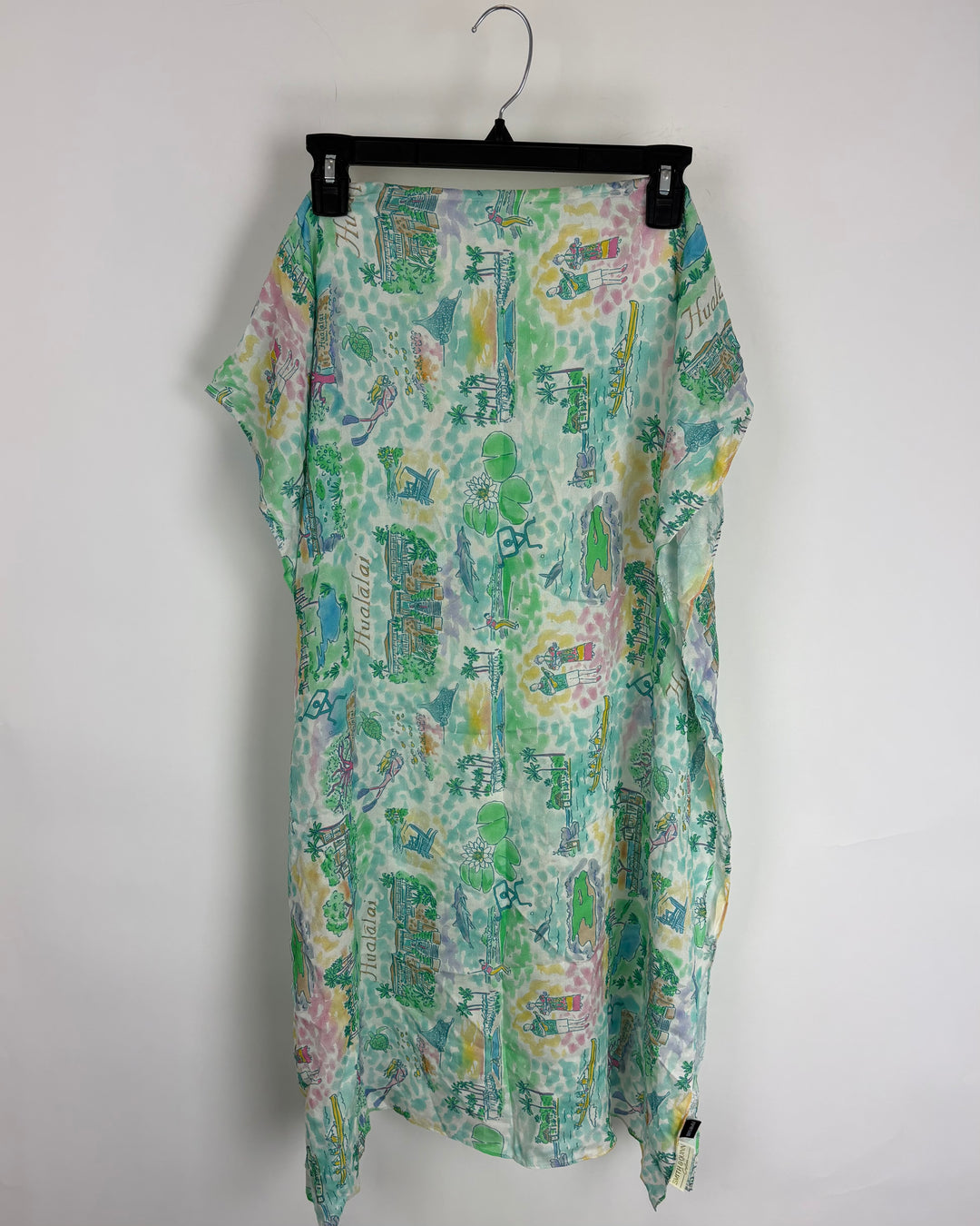 Tropical Golf Print Scarf - One Size Fits All