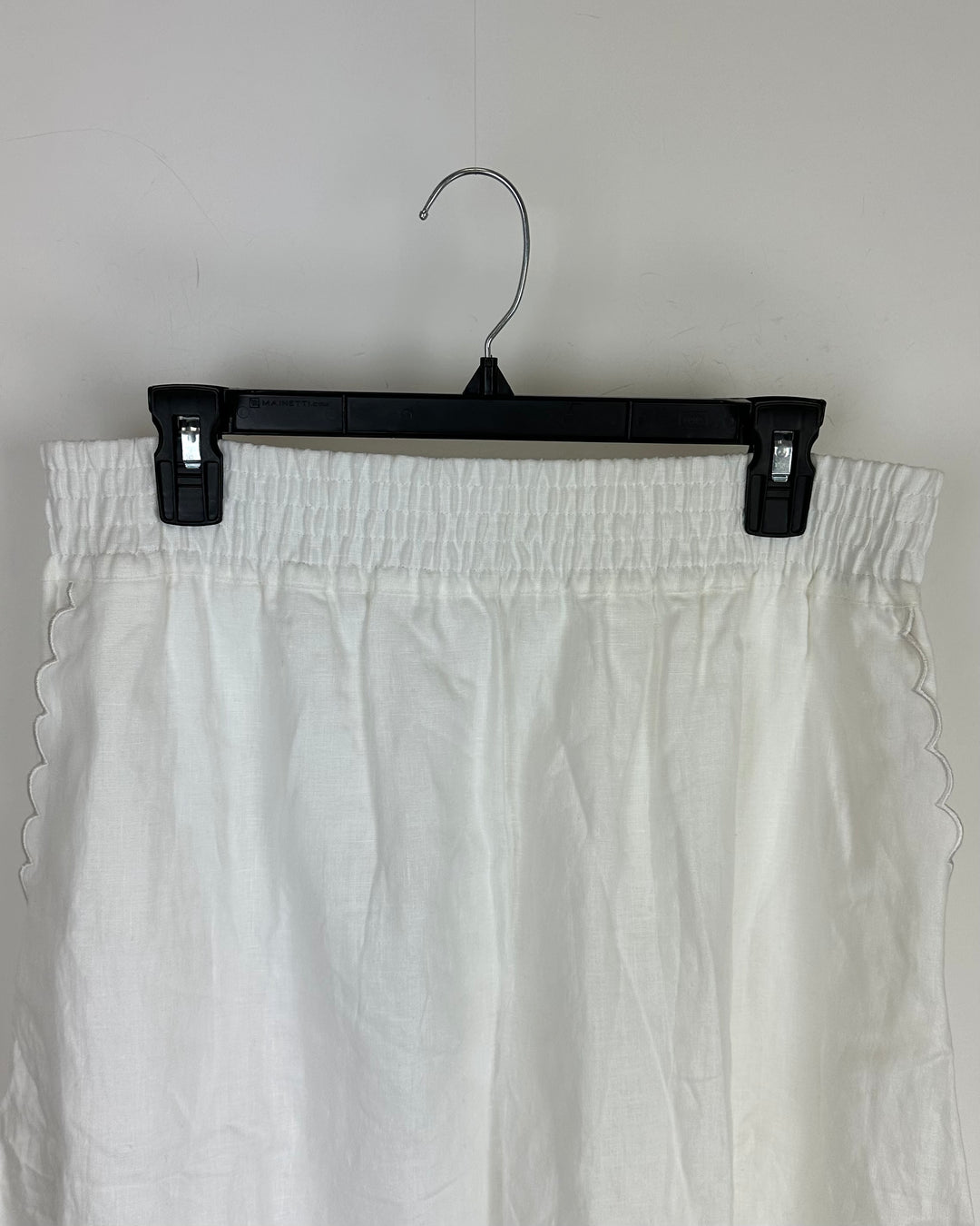 Salt White Scallop Maxi Skirt - Size 12/14