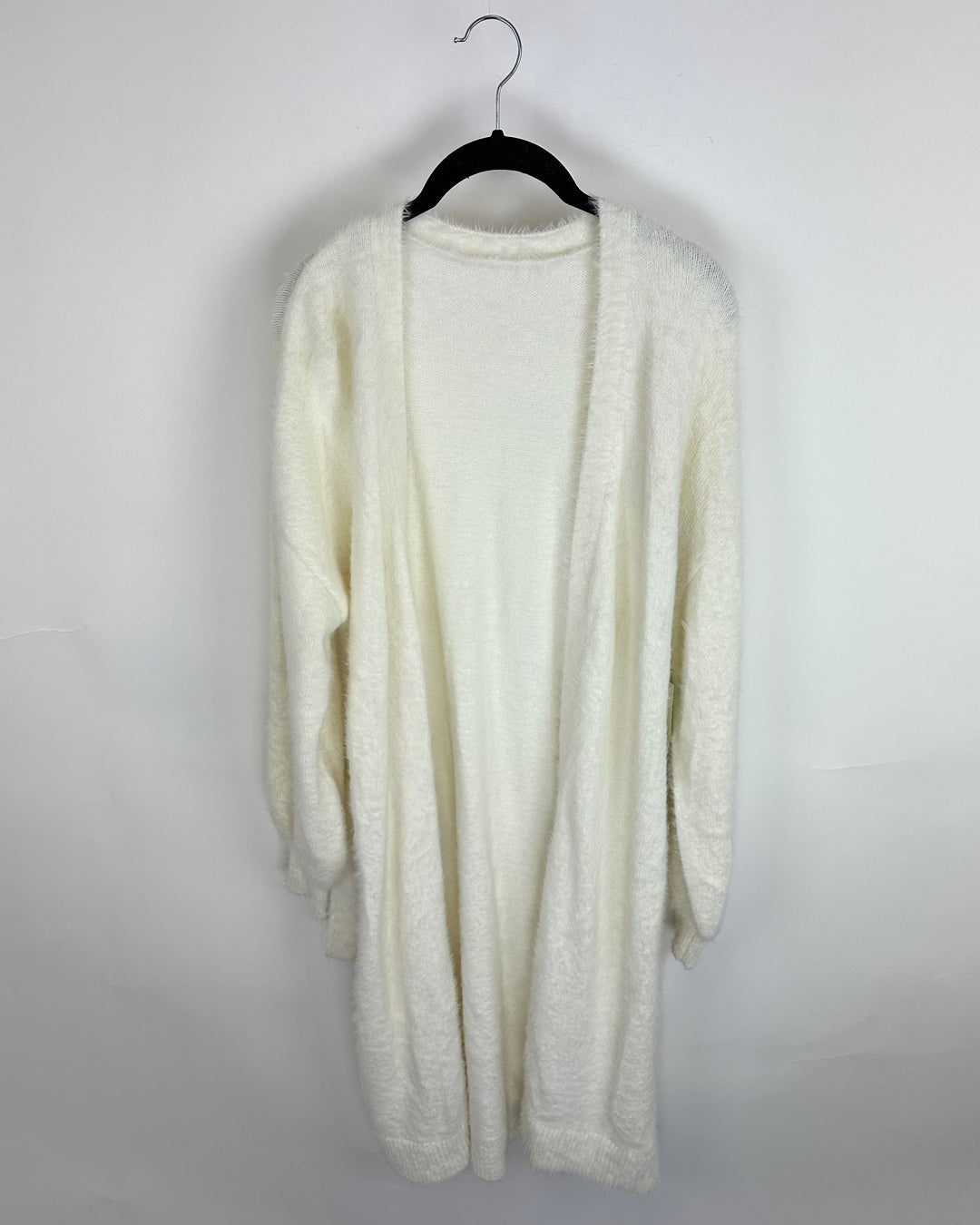 White Full Length Cardigan - Size 2/4