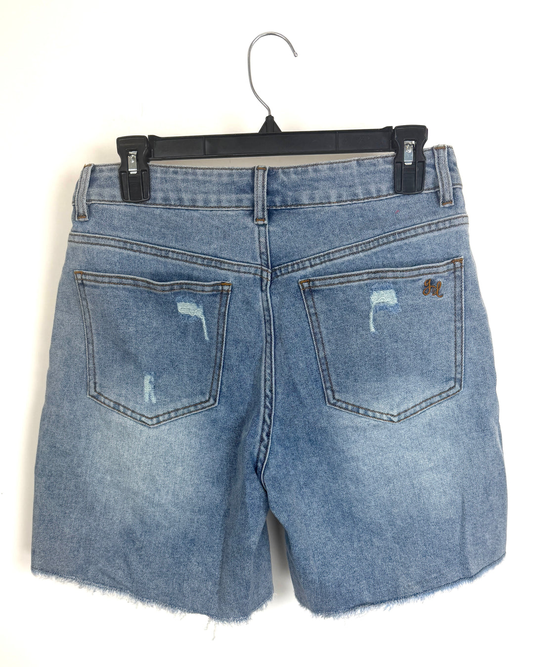 Periwinkle Ripped Jean Shorts - Size 2