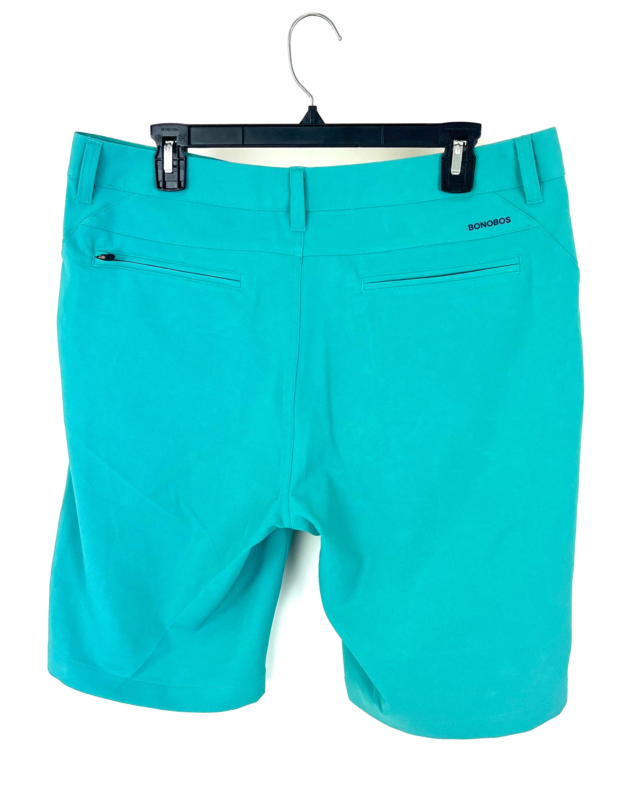 MENS Bonobos Turquoise Golf Shorts 32 and 34 Waist 8 and 10 Inseam