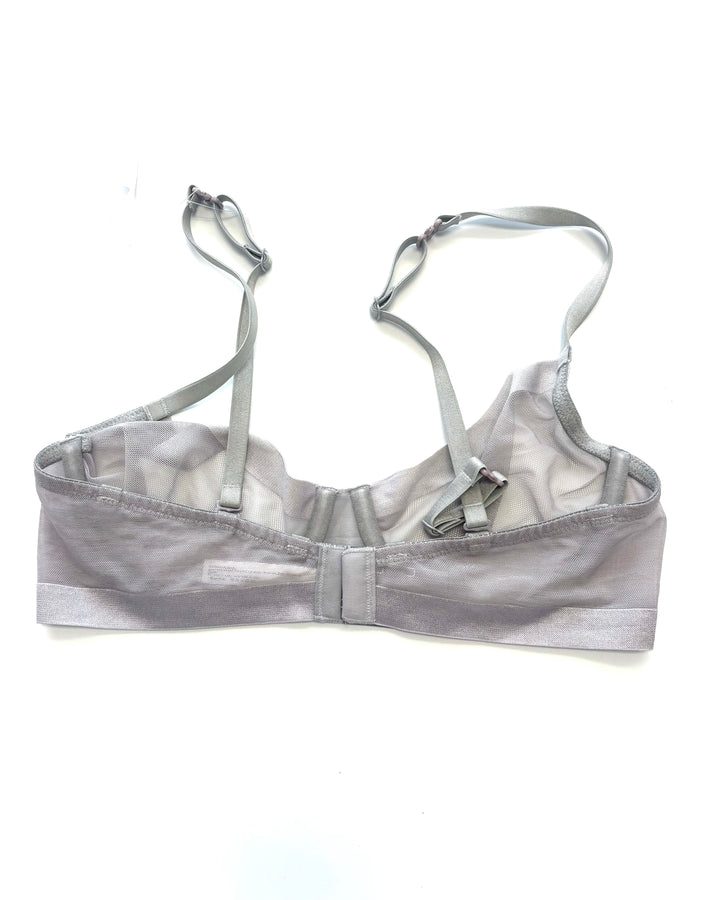 Smoke Gray Interchangeable Strap Bra- 34B