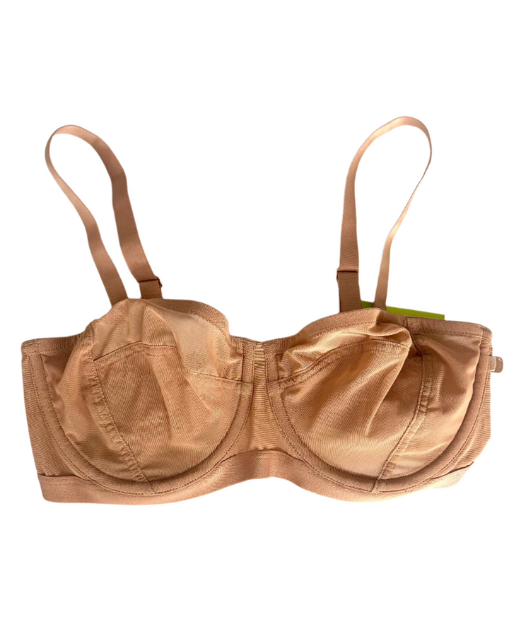 Tan Sheer Underwire Bra - 34D
