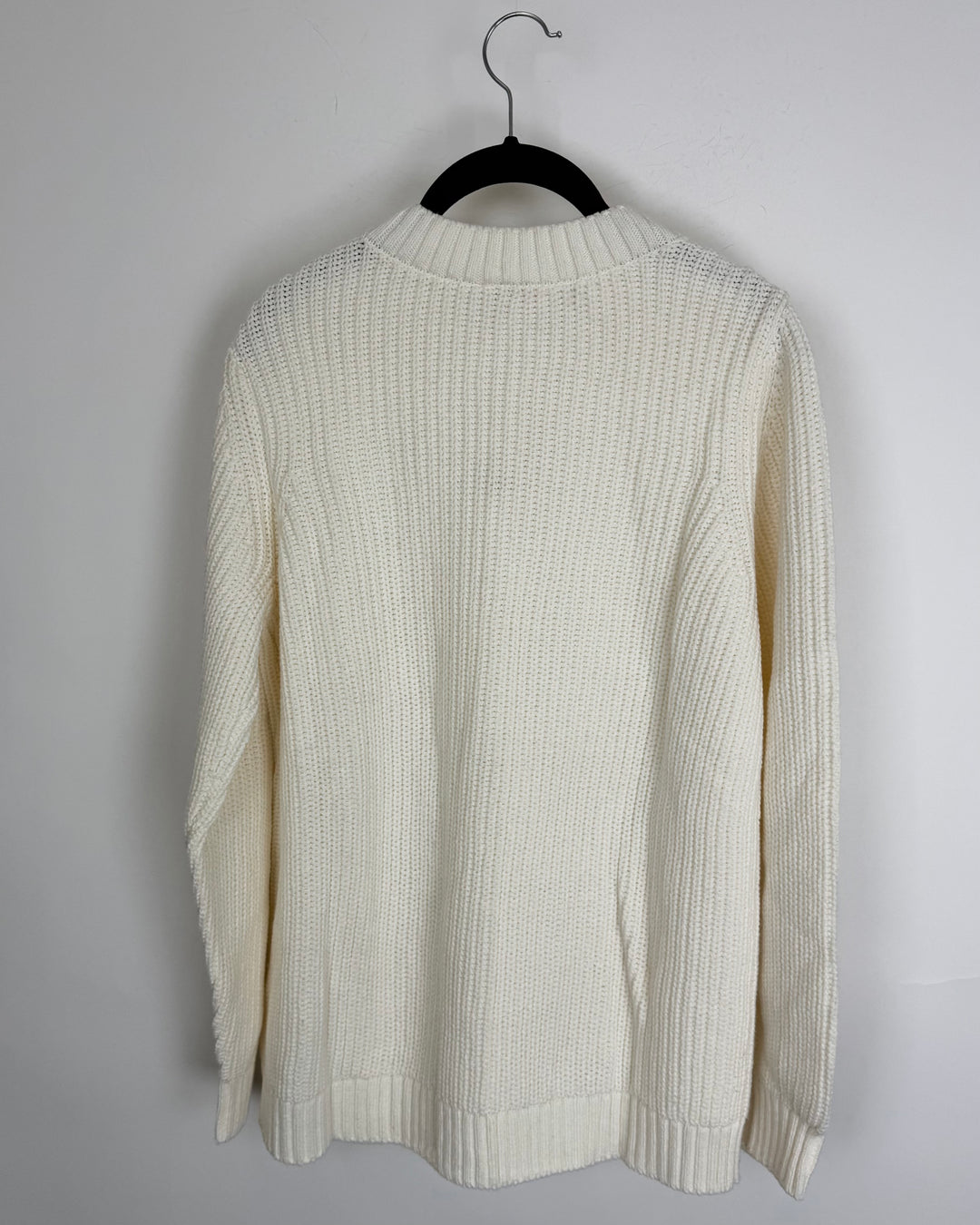 Ivory Cardigan with Gold Buttons - Small