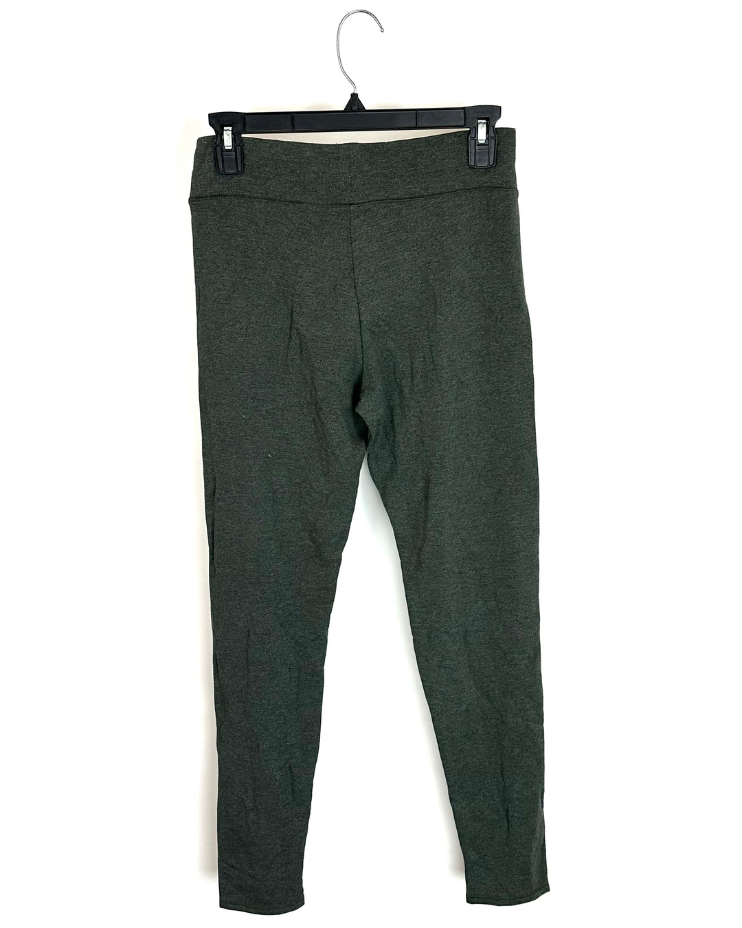 Heathered Green and Black Leggings - Size 4/6