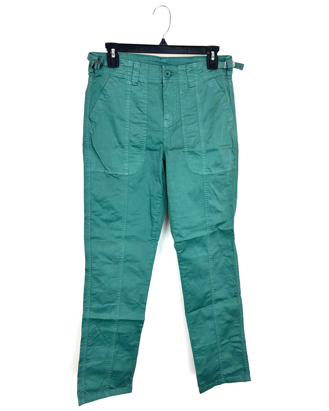 Sea Foam Green Cargo Pants - Size 6/8