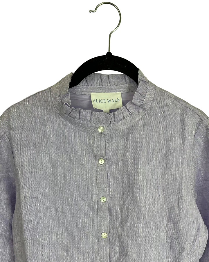 Light Purple Linen Dress - XS, S, M, L, XL