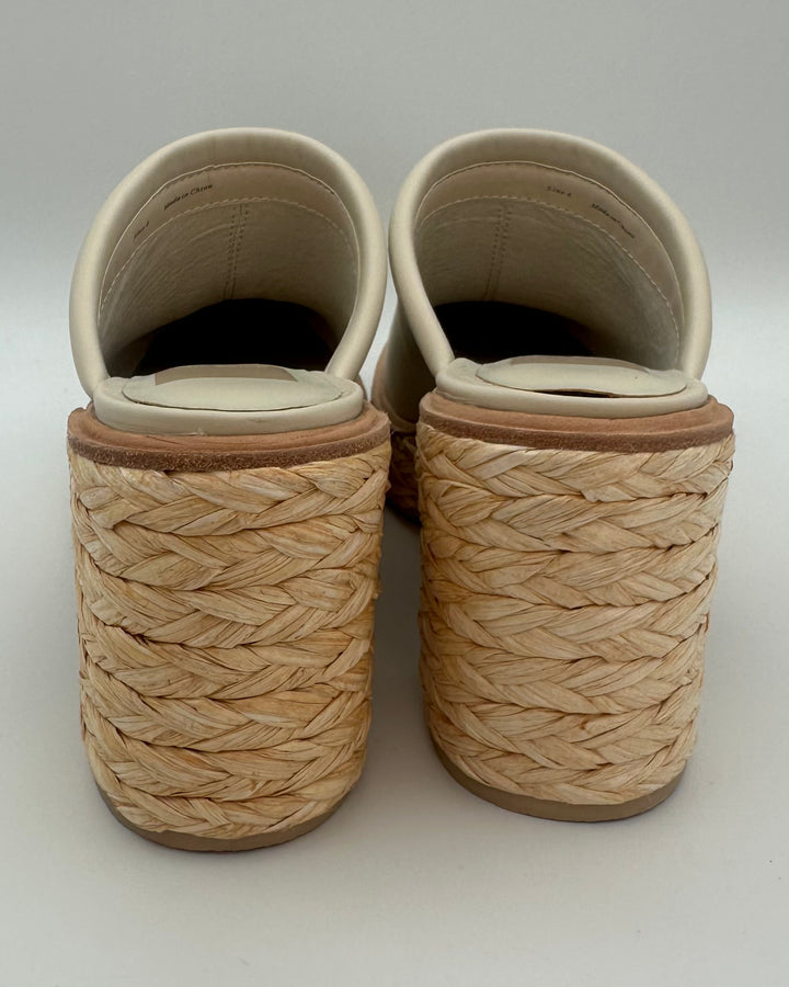 Ivory Clogs - Size 6.5
